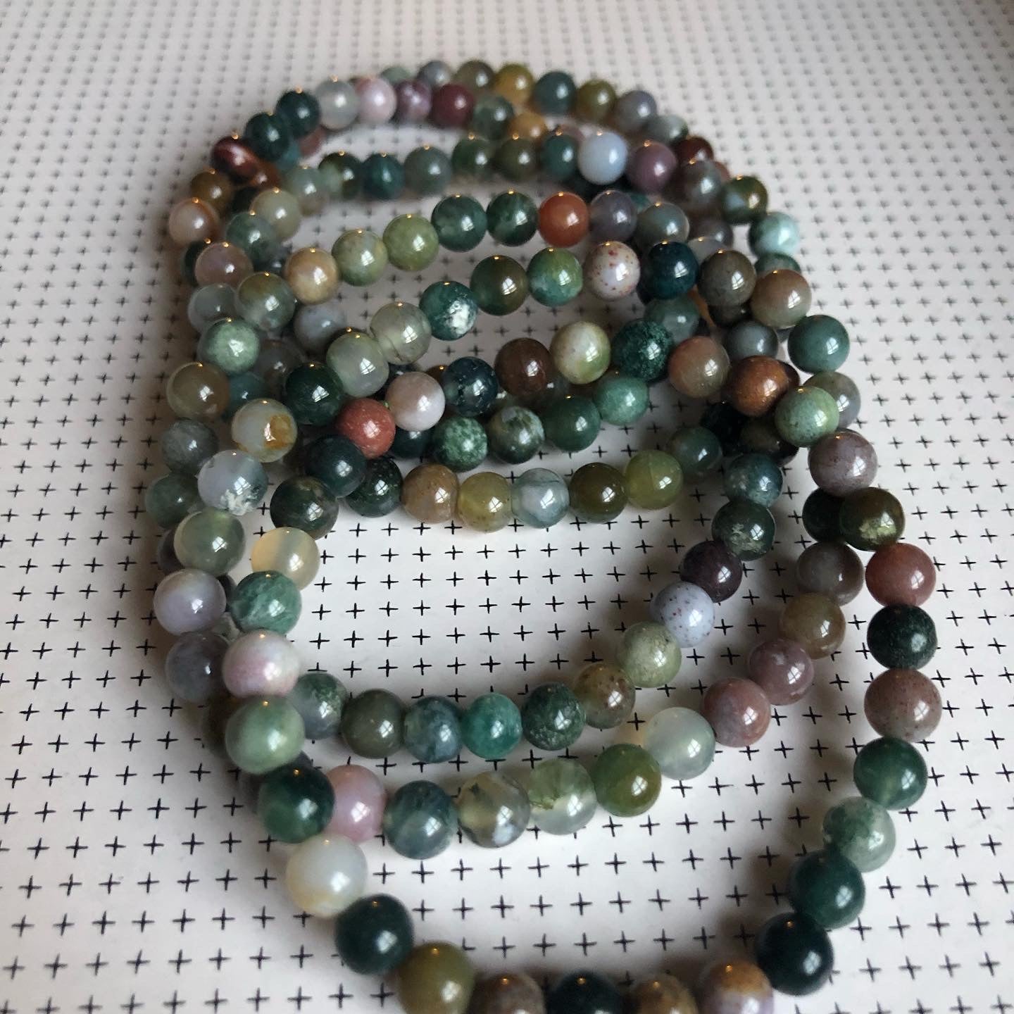 Indian Moss Agate Bracelet