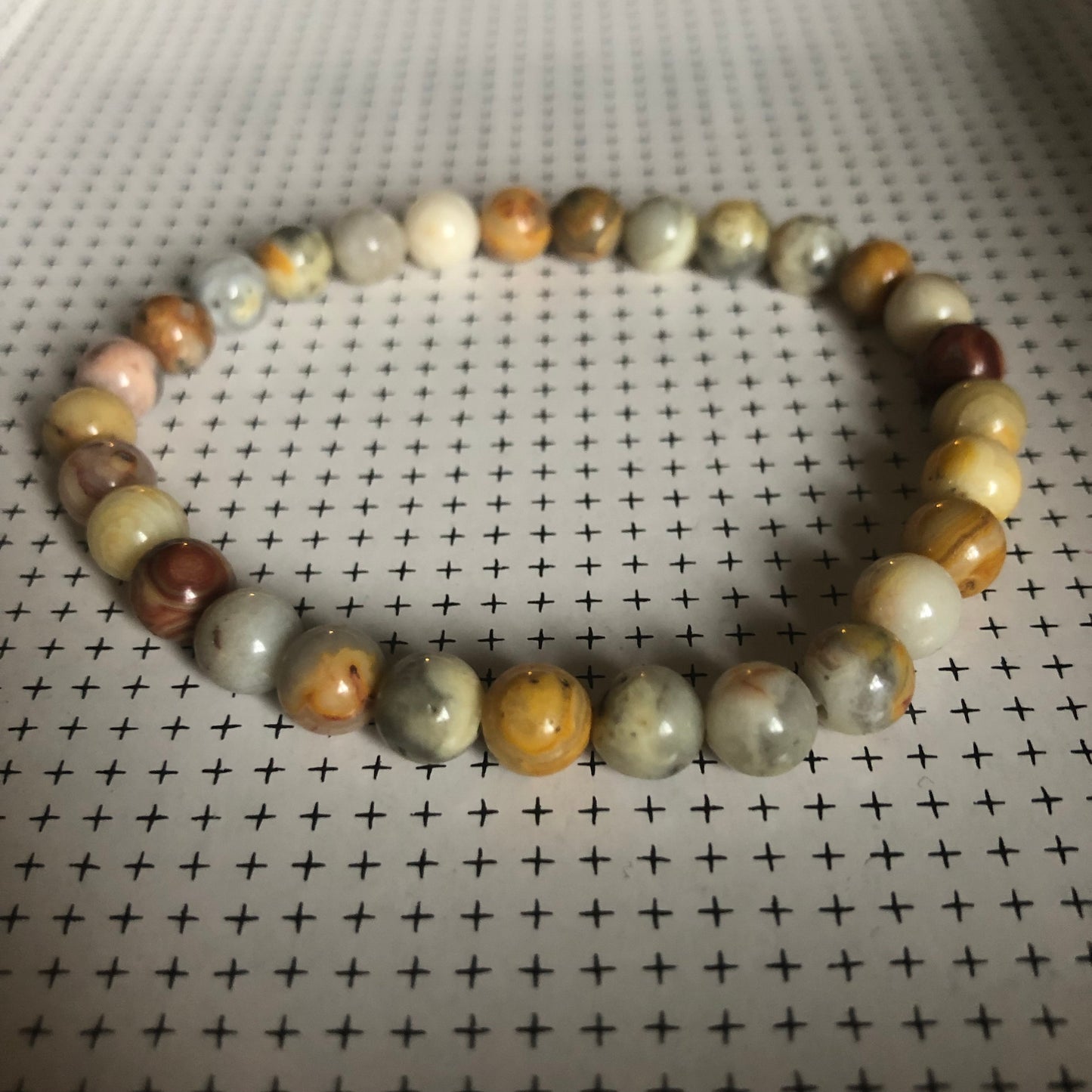 Crazy Lace Agate Bracelet