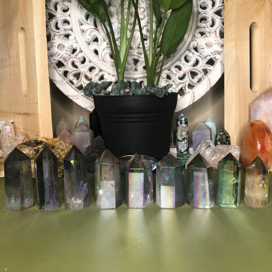 Tanzine Aura Quartz Tower