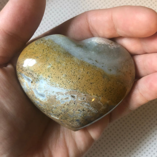 Ocean Jasper Heart