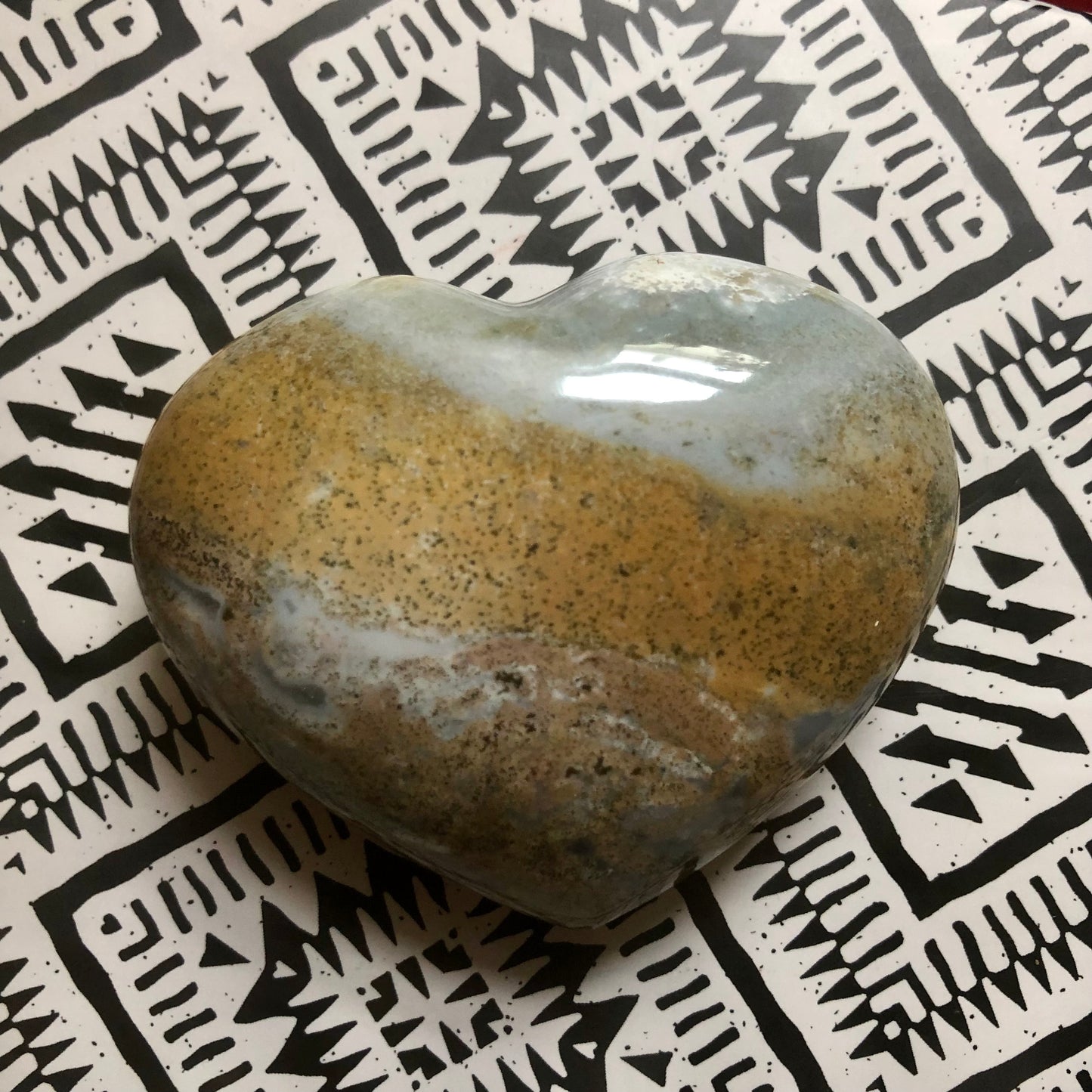 Ocean Jasper Heart