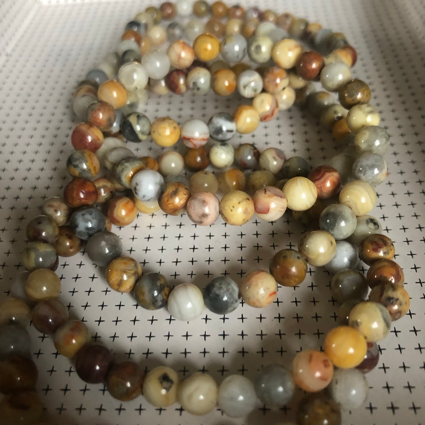 Crazy Lace Agate Bracelet