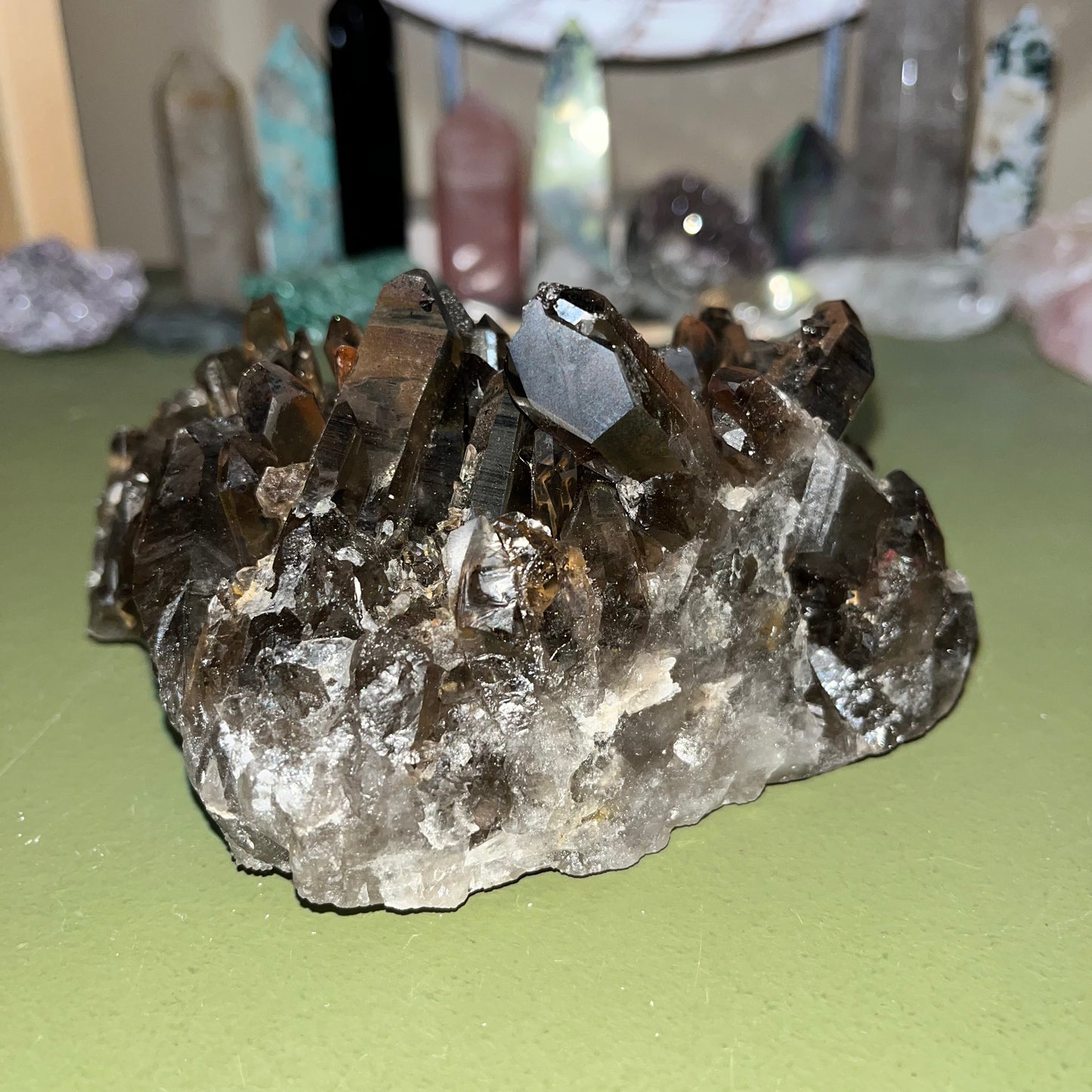 Smoky Quartz Cluster