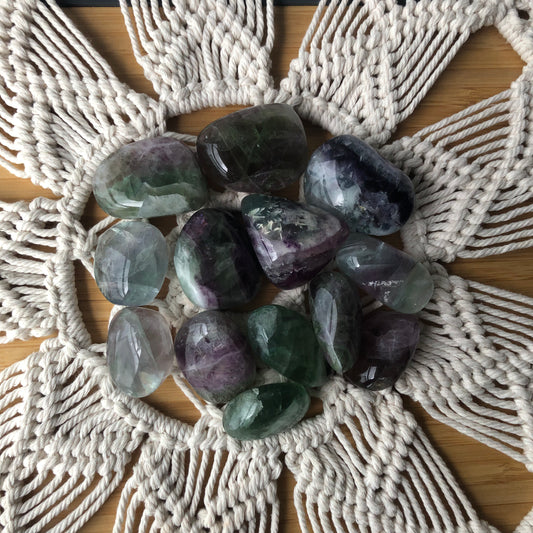 Rainbow Fluorite Tumble