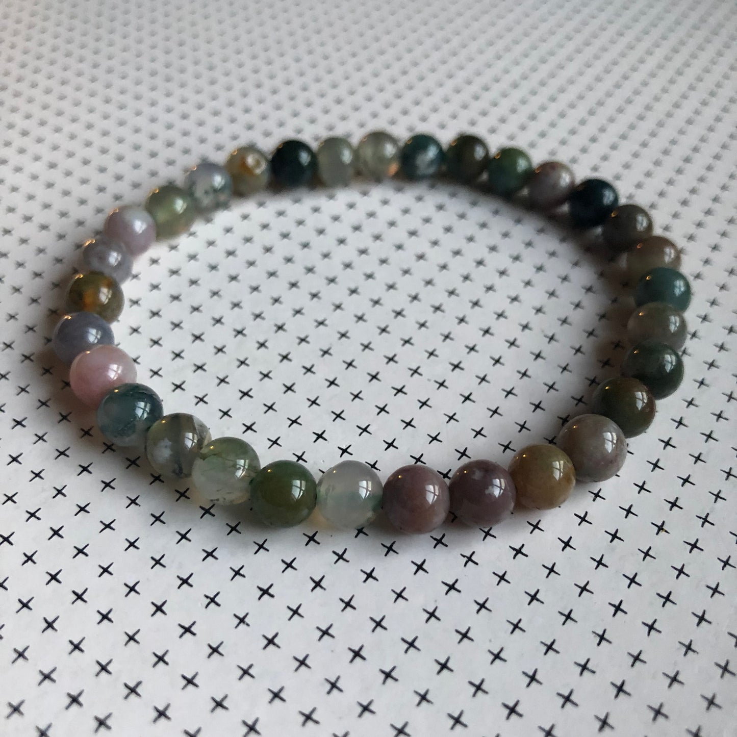 Indian Moss Agate Bracelet