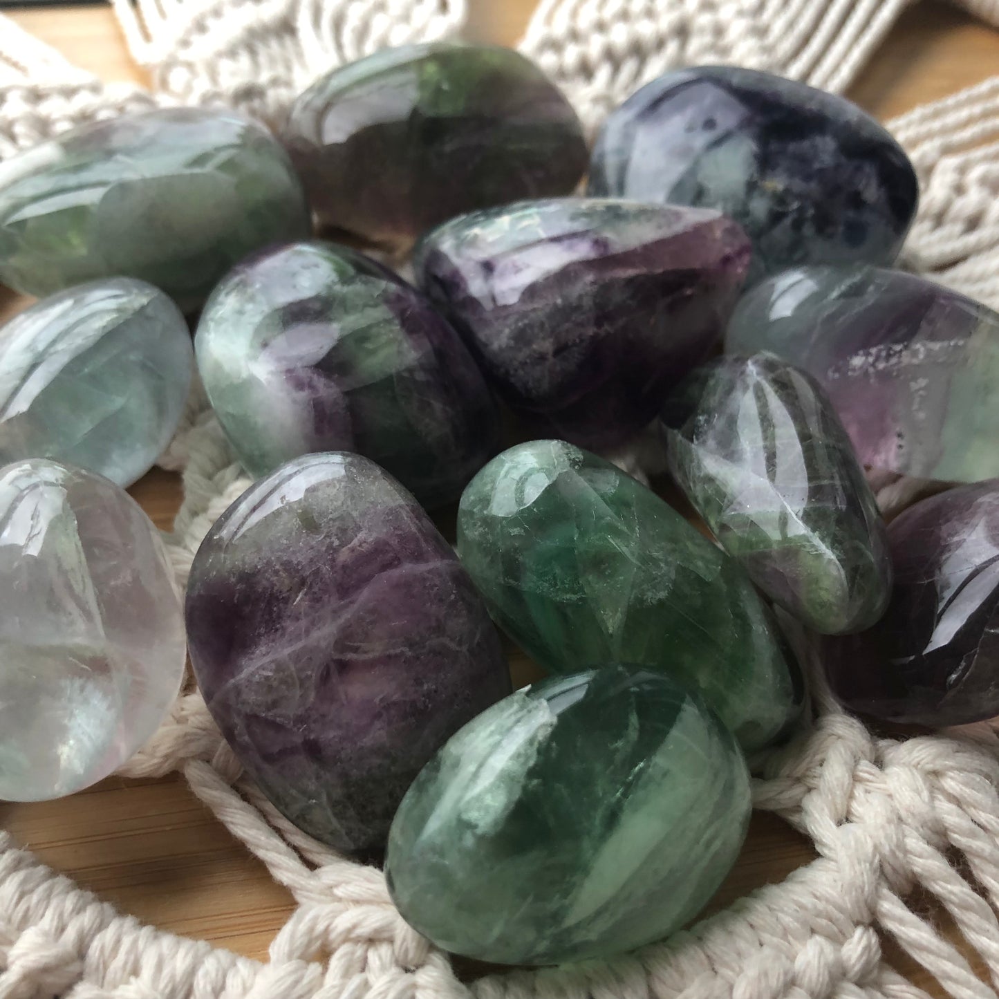 Rainbow Fluorite Tumble