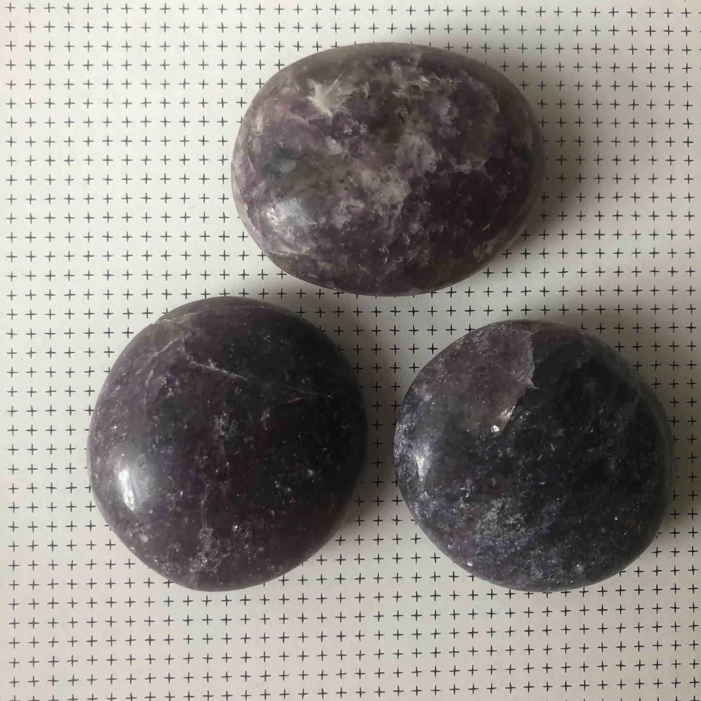 Lepidolite Palm Stone