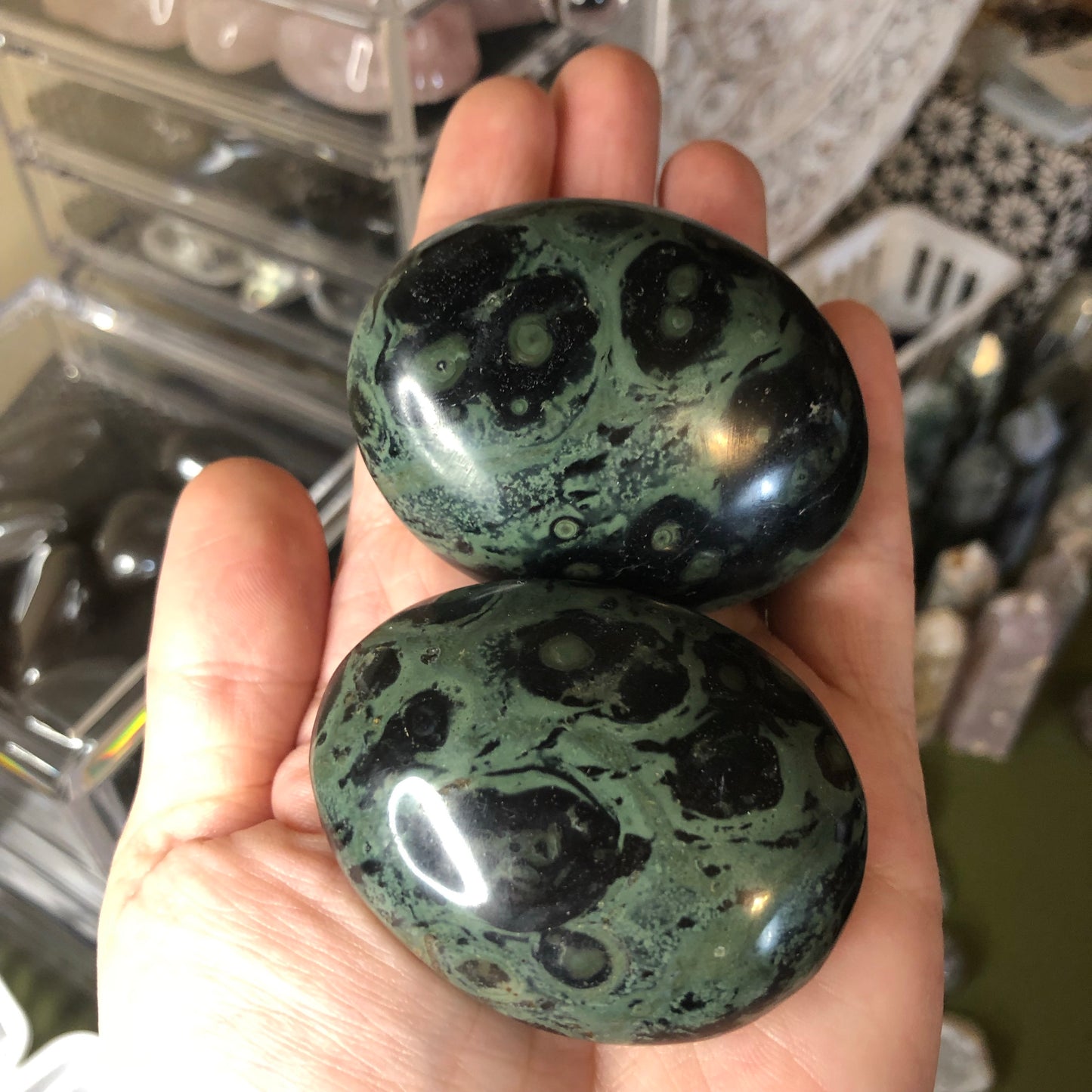 Kambaba Jasper Palm Stone